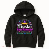 Let's Fiesta San Antonio Style Party Happy Cinco De Mayo Kids Hoodie thumb 0
