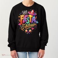 Lets Fiesta San Antonio Texas Cinco De Mayo Mexican Party Women's Sweatshirt thumb 0