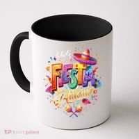 Lets Fiesta San Antonio Texas Cinco De Mayo Mexican Party Coffee Mug thumb 0