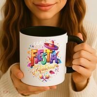 Lets Fiesta San Antonio Texas Cinco De Mayo Mexican Party Coffee Mug thumb 3