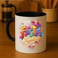 Lets Fiesta San Antonio Texas Cinco De Mayo Mexican Party Coffee Mug thumb 4