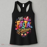 Lets Fiesta San Antonio Texas Cinco De Mayo Mexican Party Women's Tank Top thumb 3