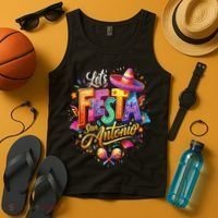 Lets Fiesta San Antonio Texas Cinco De Mayo Mexican Party Tank Top thumb 4