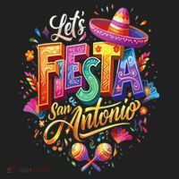 Lets Fiesta San Antonio Texas Cinco De Mayo Mexican Party Golf Towel thumb 3