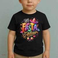 Lets Fiesta San Antonio Texas Cinco De Mayo Mexican Party Toddler T-Shirt thumb 2