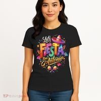 Lets Fiesta San Antonio Texas Cinco De Mayo Mexican Party Women's T-Shirt thumb 4