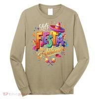 Lets Fiesta San Antonio Texas Cinco De Mayo Mexican Party Long Sleeve Shirt thumb 0