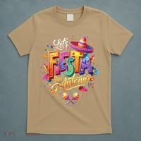 Lets Fiesta San Antonio Texas Cinco De Mayo Mexican Party T-Shirt thumb 5