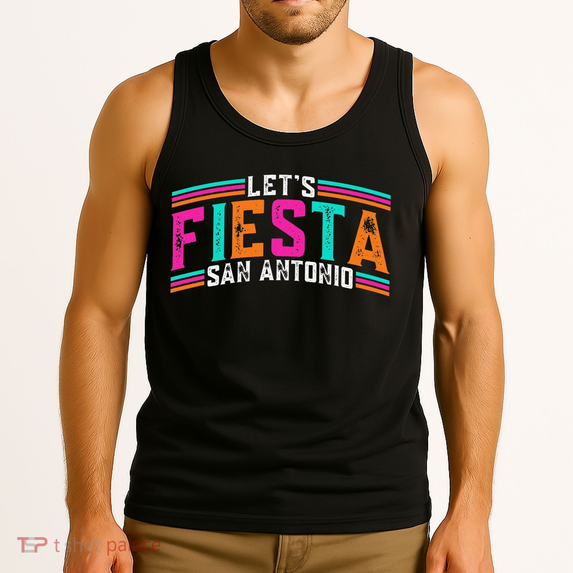 Lets Fiesta San Antonio Texas Cinco De Mayo Fiesta Squad Tank Top