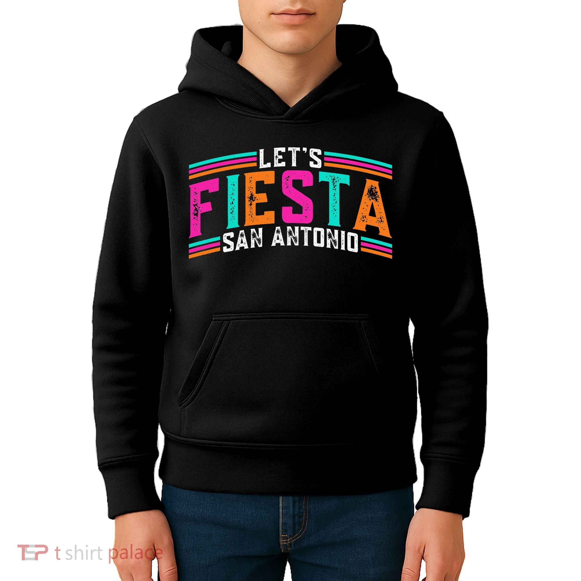 Lets Fiesta San Antonio Texas Cinco De Mayo Fiesta Squad Kids Hoodie