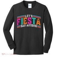 Lets Fiesta San Antonio Texas Cinco De Mayo Fiesta Squad Kids Long Sleeve Shirt thumb 0