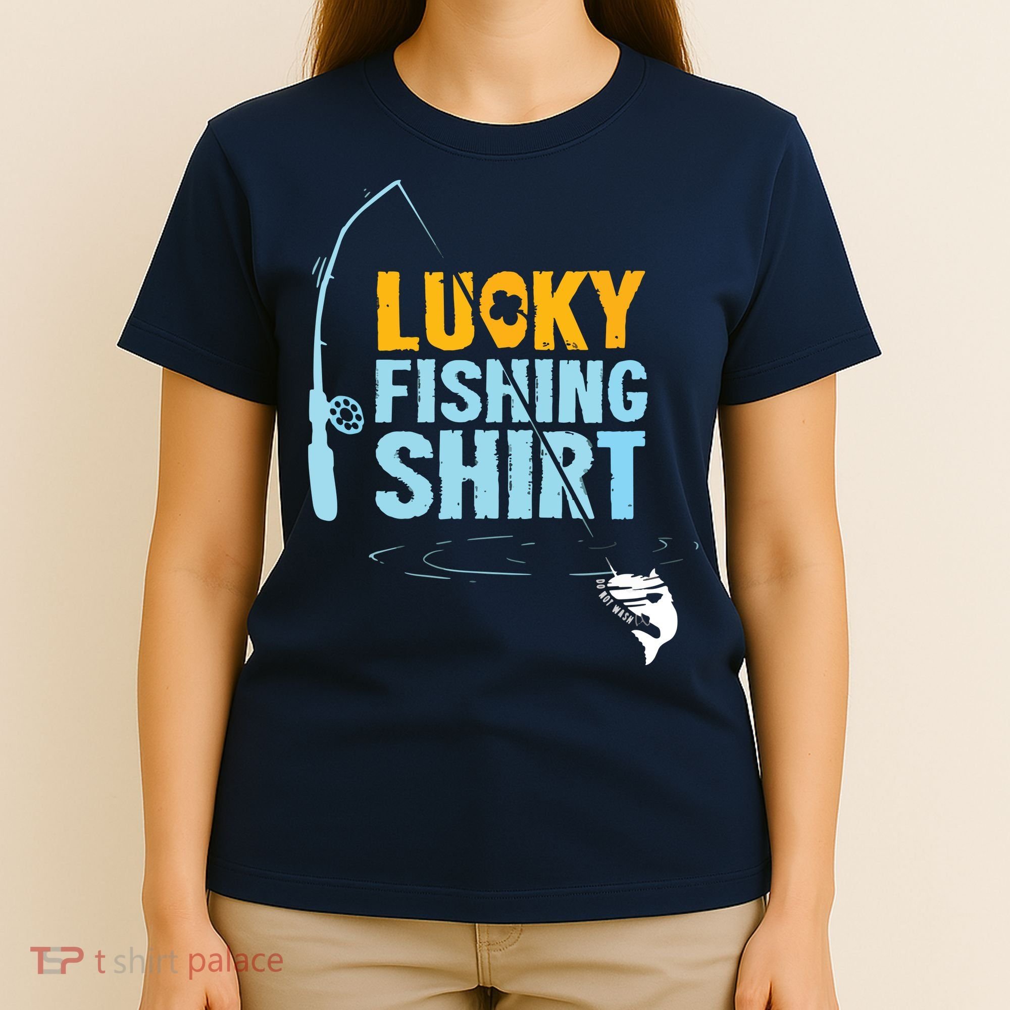 Lucky Fishing Shirts For A Fisherman T-Shirt