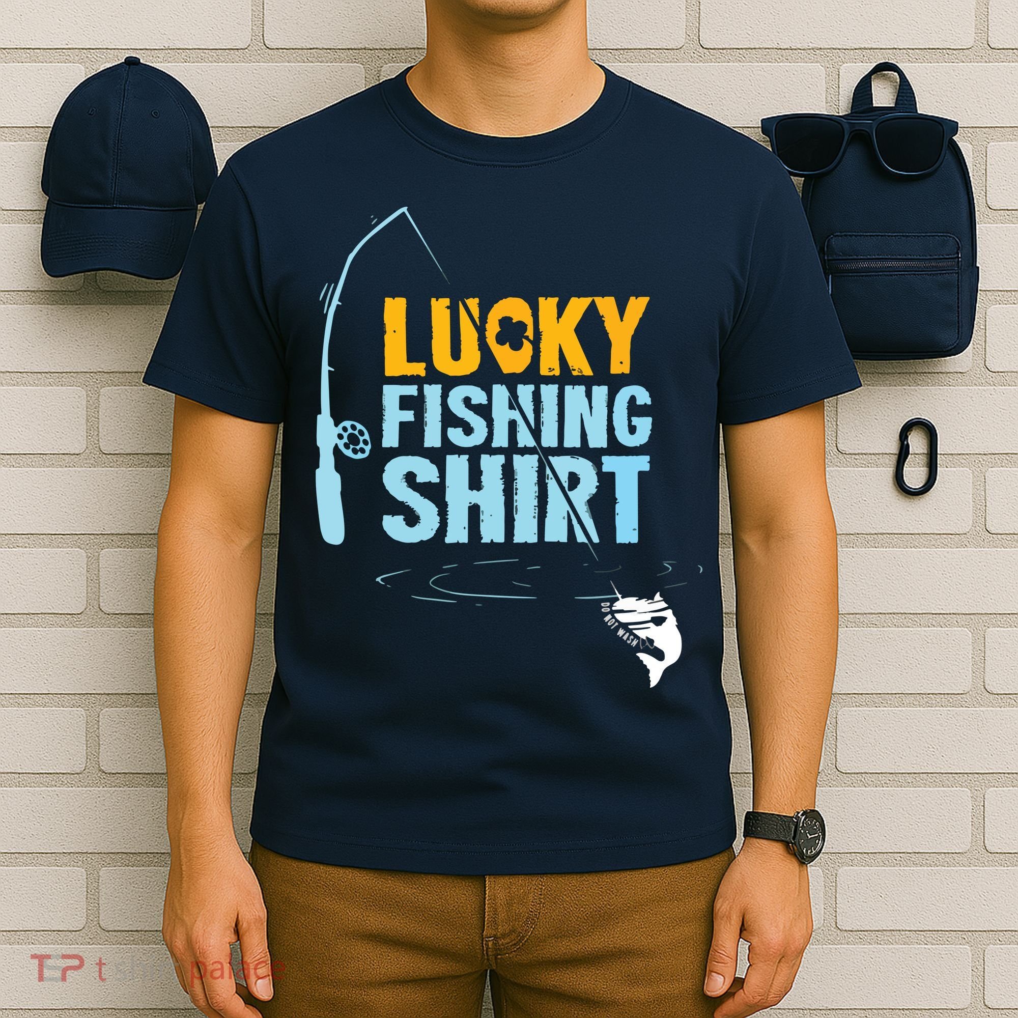 Lucky Fishing Shirts For A Fisherman T-Shirt