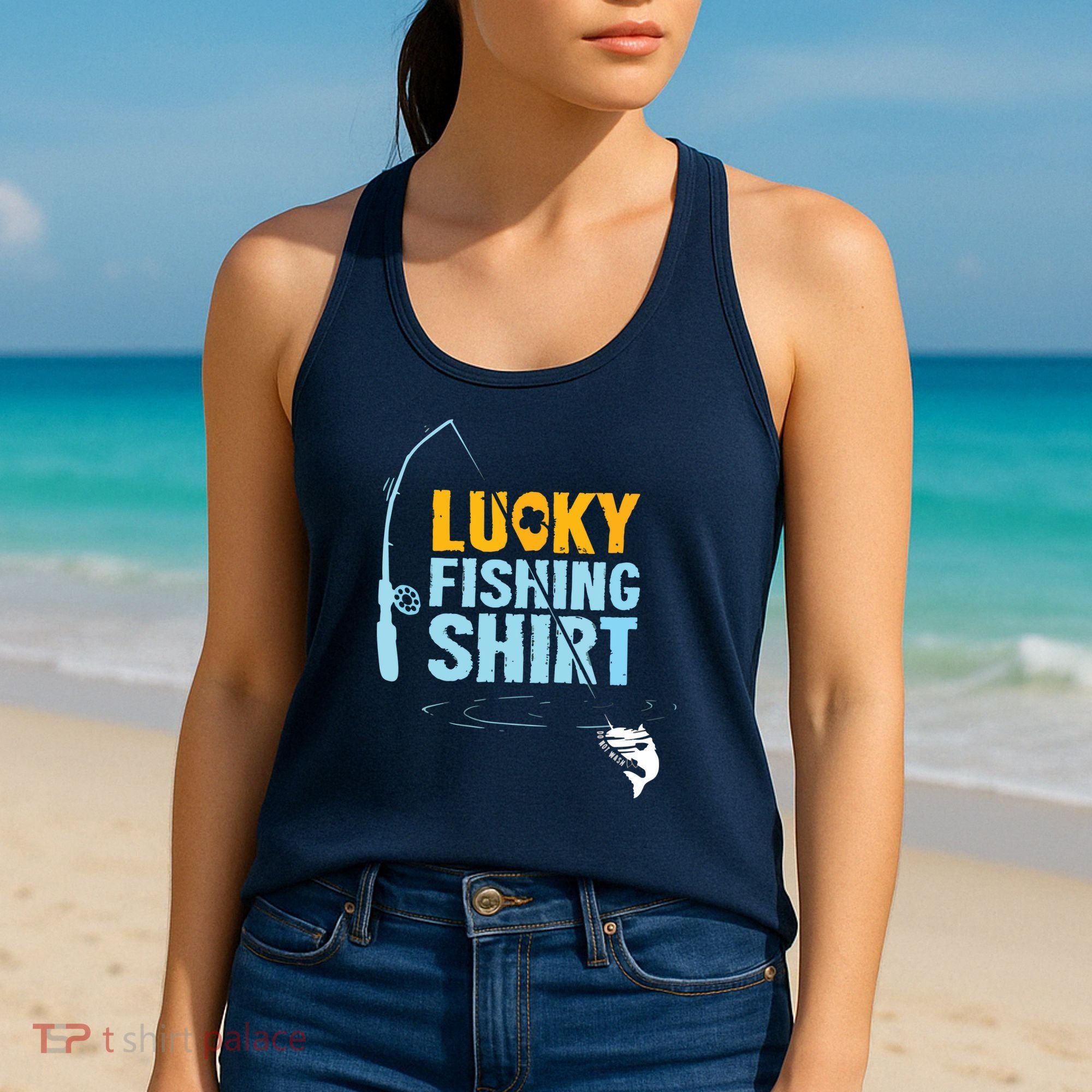 Lucky Fishing Shirts For A Fisherman Women's Tank Top