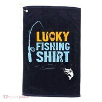 Lucky Fishing Shirts For A Fisherman Golf Towel thumb 0