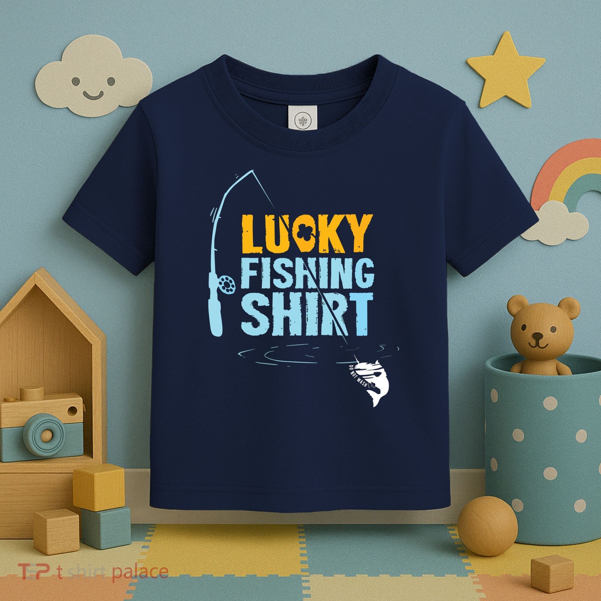 Lucky Fishing Shirts For A Fisherman Toddler T-Shirt