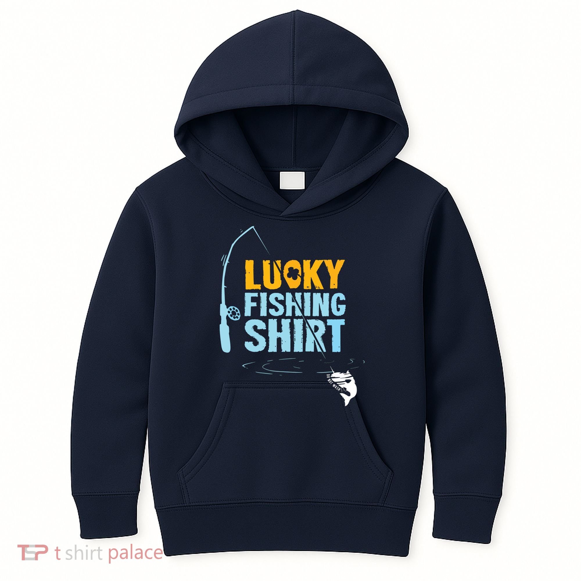 Lucky Fishing Shirts For A Fisherman Kids Hoodie