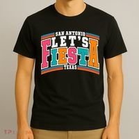 Lets Fiesta San Antonio Texas Mexican Party T-Shirt thumb 3