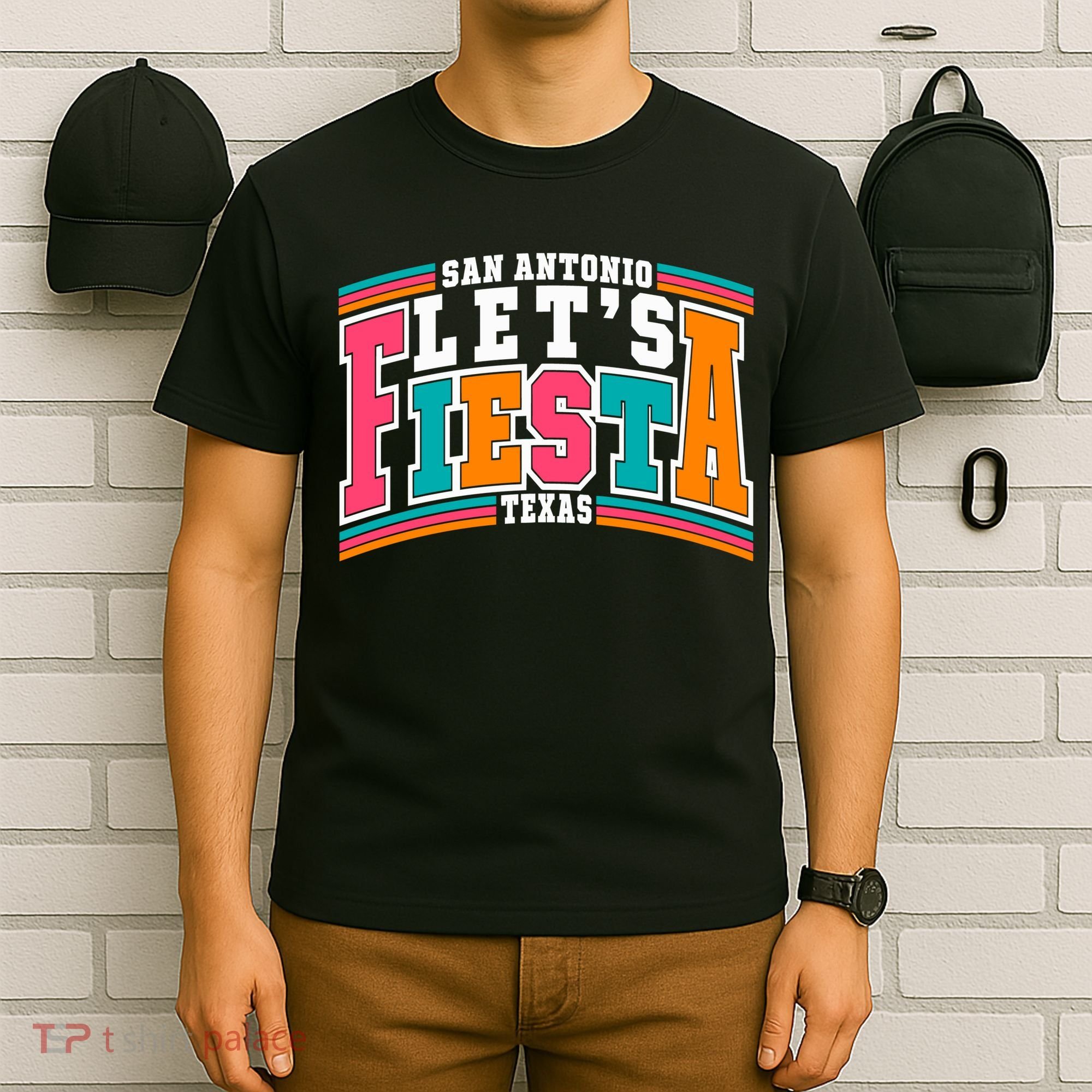 Lets Fiesta San Antonio Texas Mexican Party T-Shirt