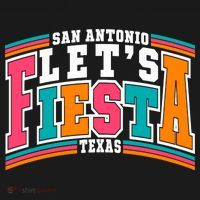 Lets Fiesta San Antonio Texas Mexican Party T-Shirt thumb 7
