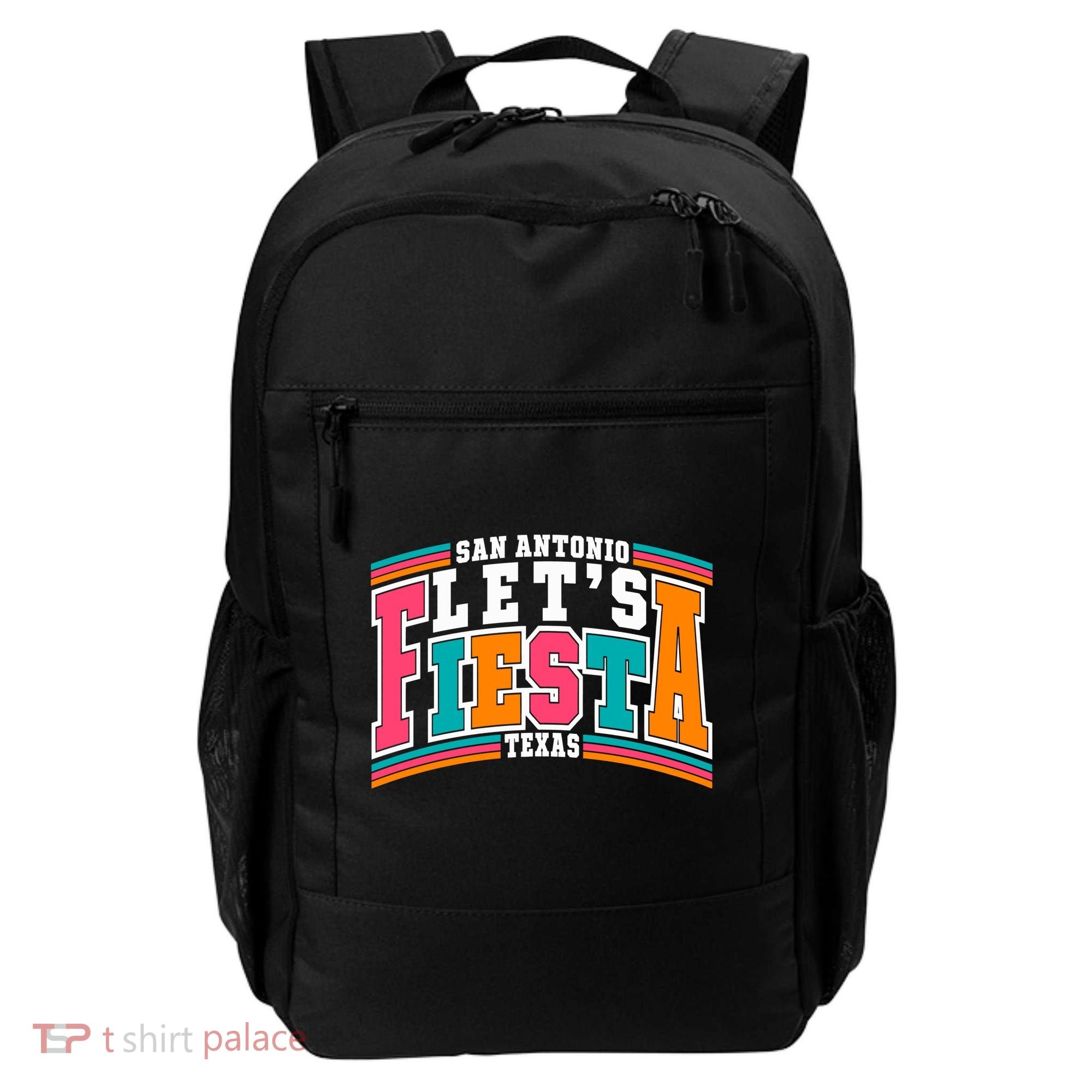 Lets Fiesta San Antonio Texas Mexican Party Backpack