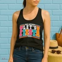 Lets Fiesta San Antonio Texas Mexican Party Women's Tank Top thumb 2