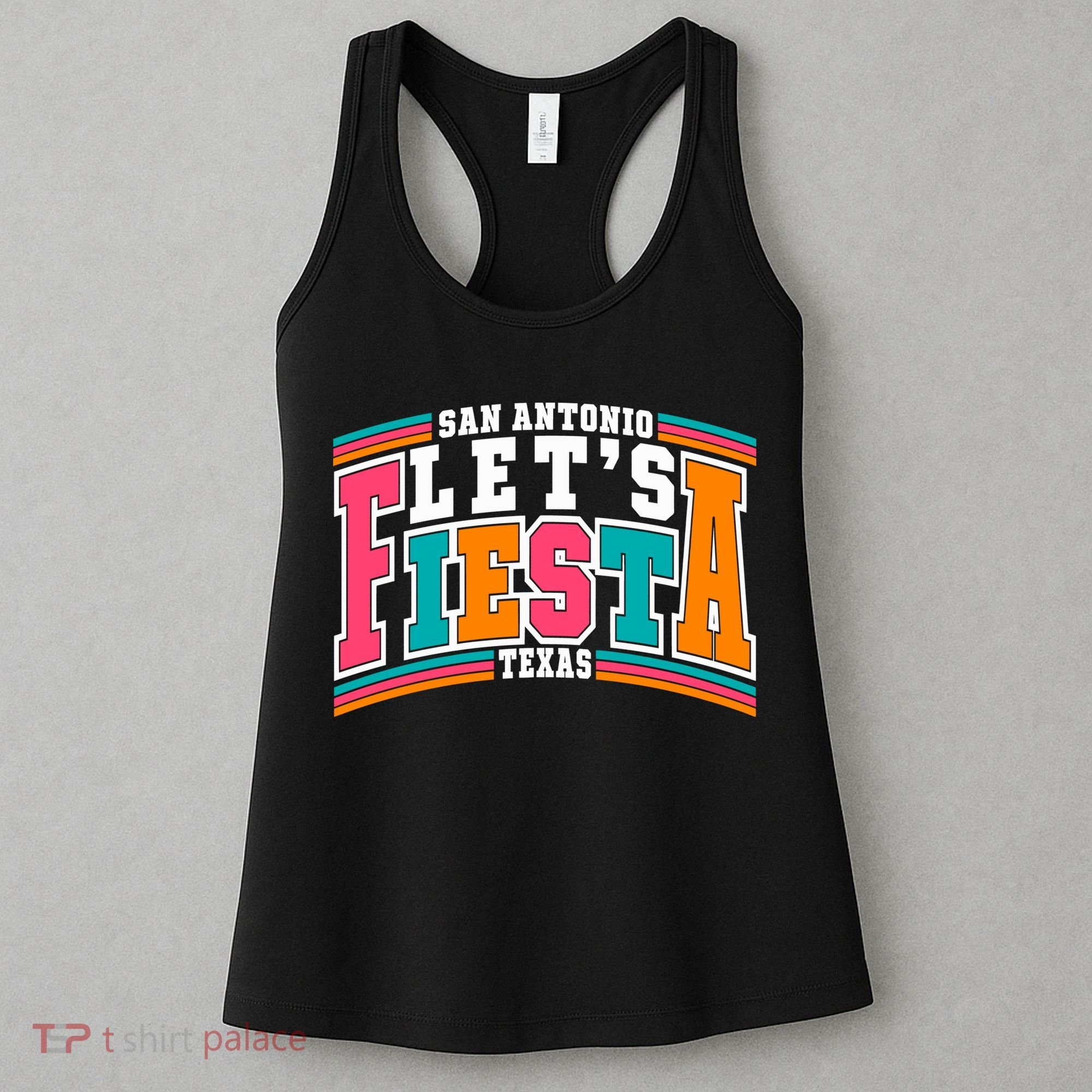 Lets Fiesta San Antonio Texas Mexican Party Women's Tank Top