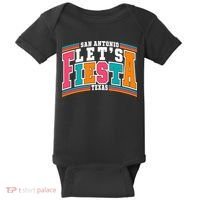 Lets Fiesta San Antonio Texas Mexican Party Baby Bodysuit thumb 0