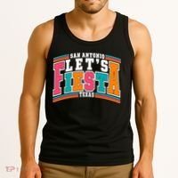 Lets Fiesta San Antonio Texas Mexican Party Tank Top thumb 3