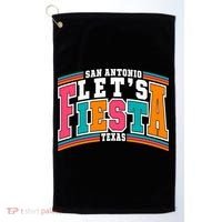 Lets Fiesta San Antonio Texas Mexican Party Golf Towel thumb 0