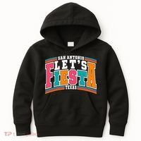 Lets Fiesta San Antonio Texas Mexican Party Kids Hoodie thumb 0