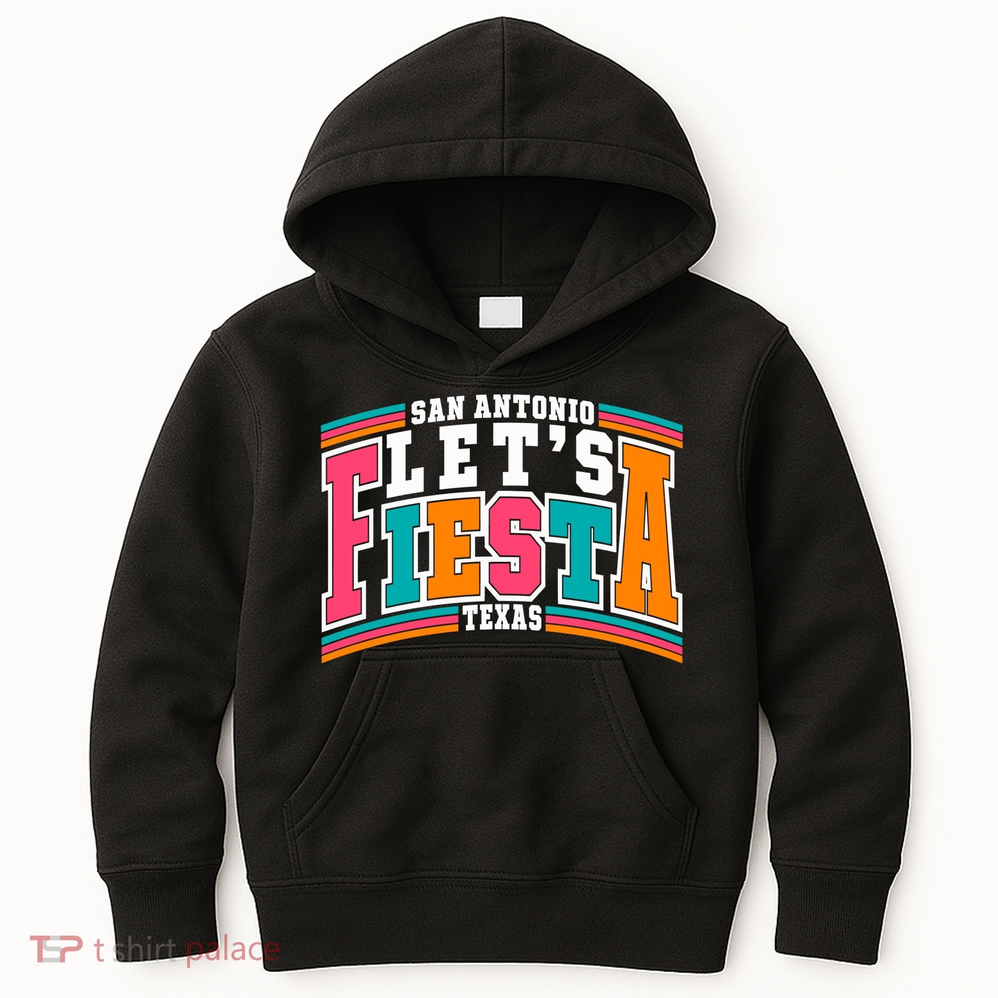 Lets Fiesta San Antonio Texas Mexican Party Kids Hoodie