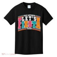 Lets Fiesta San Antonio Texas Mexican Party Kids T-Shirt thumb 0
