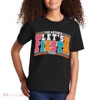 Lets Fiesta San Antonio Texas Mexican Party Kids T-Shirt thumb 2