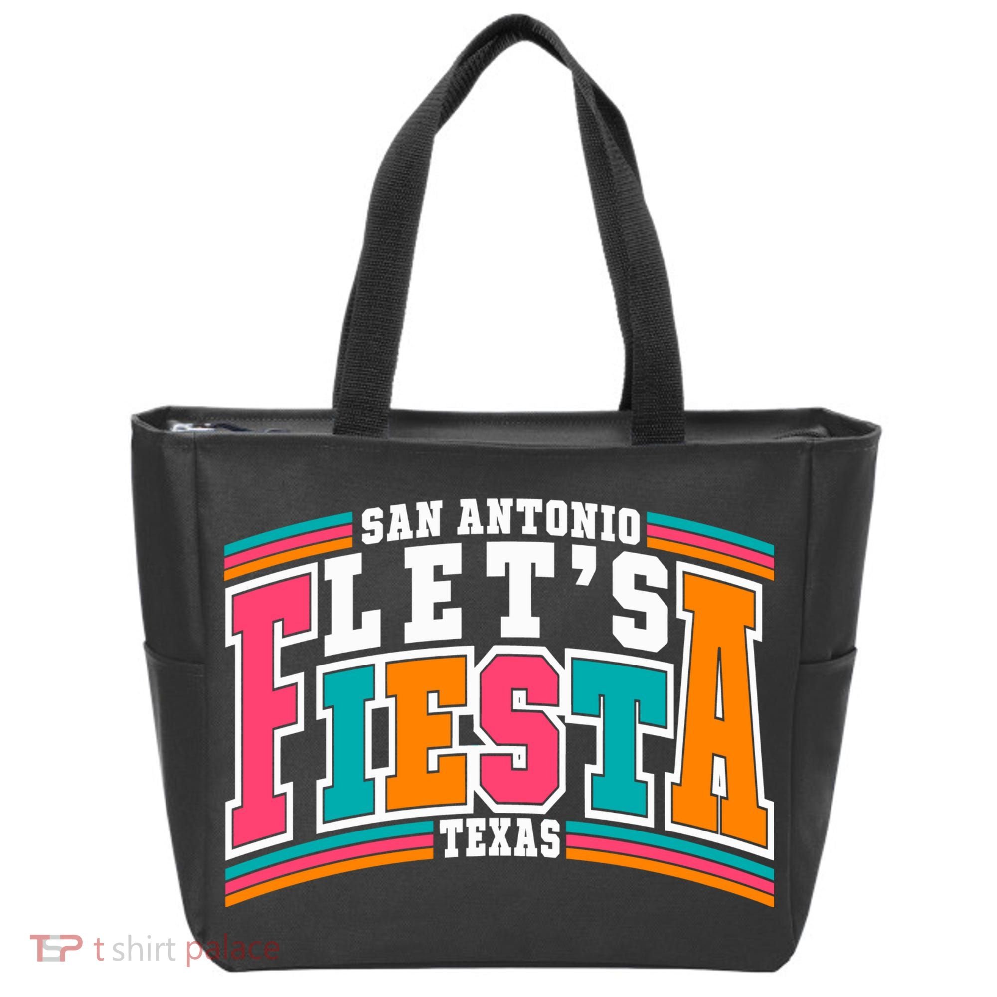 Lets Fiesta San Antonio Texas Mexican Party Tote Bag