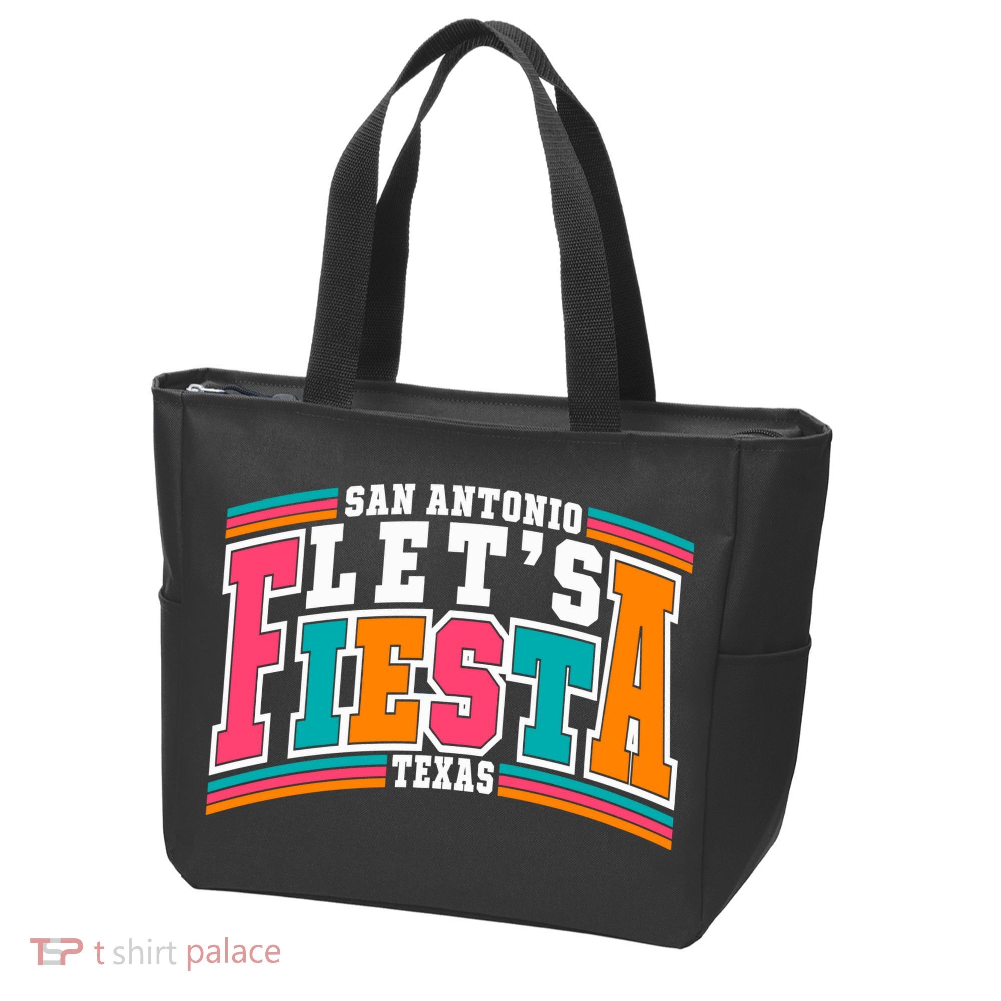 Lets Fiesta San Antonio Texas Mexican Party Tote Bag
