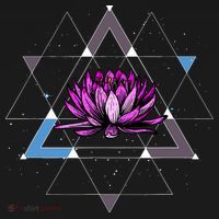 Lotus Flower Sacred Geometry Yoga Meditation Spiritual Zen Women's Tank Top thumb 5
