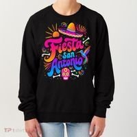 Lets Fiesta San Antonio Texas Cinco De Mayo Mexican Party Women's Sweatshirt thumb 0