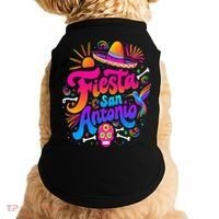Lets Fiesta San Antonio Texas Cinco De Mayo Mexican Party Doggie Tank thumb 0