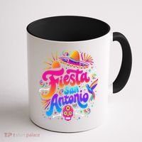 Lets Fiesta San Antonio Texas Cinco De Mayo Mexican Party Coffee Mug thumb 1