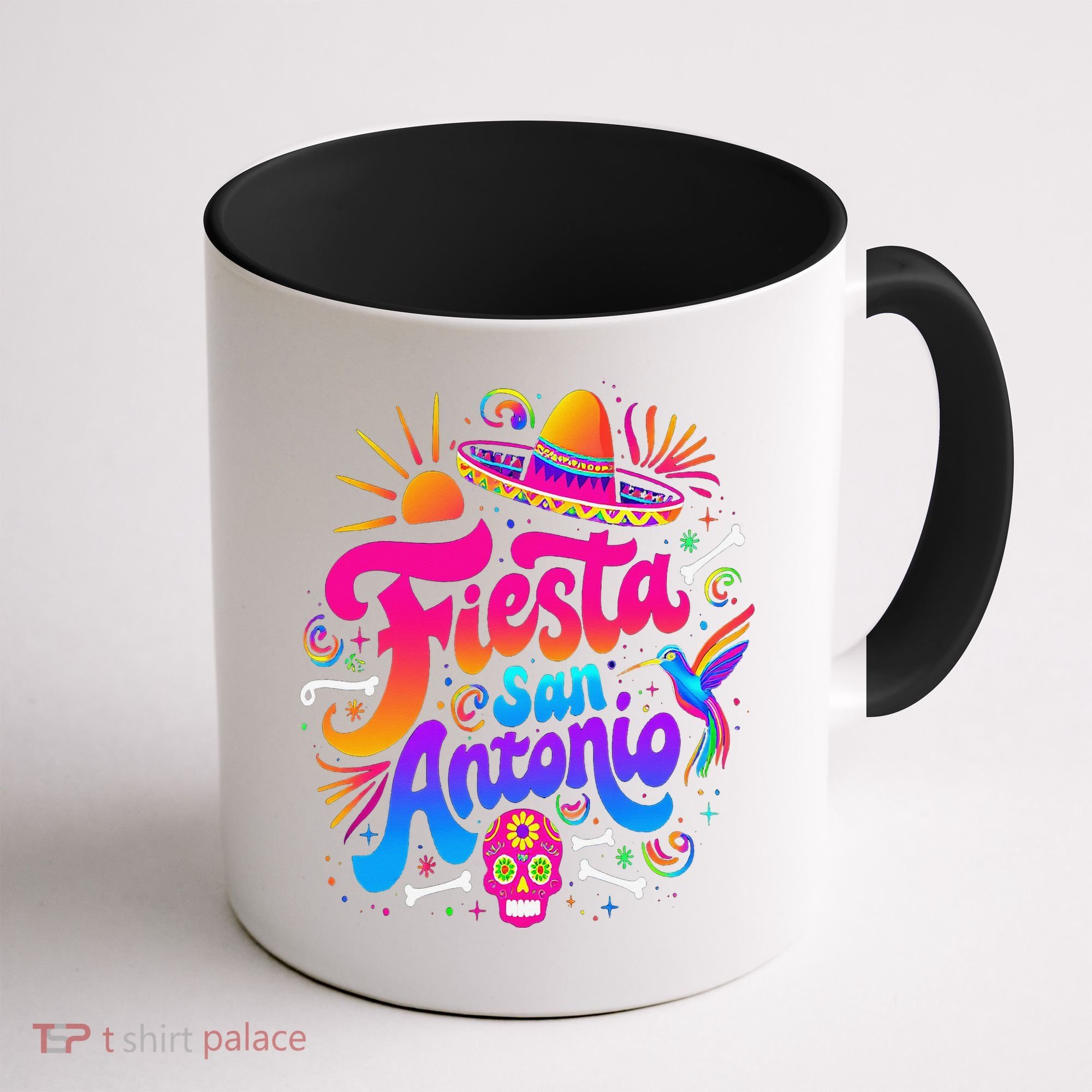 Lets Fiesta San Antonio Texas Cinco De Mayo Mexican Party Coffee Mug