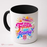 Lets Fiesta San Antonio Texas Cinco De Mayo Mexican Party Coffee Mug thumb 0