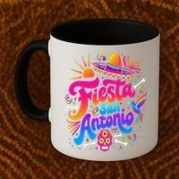 Lets Fiesta San Antonio Texas Cinco De Mayo Mexican Party Coffee Mug thumb 2