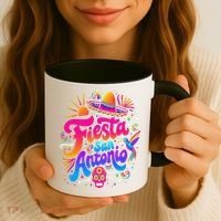 Lets Fiesta San Antonio Texas Cinco De Mayo Mexican Party Coffee Mug thumb 3
