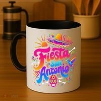 Lets Fiesta San Antonio Texas Cinco De Mayo Mexican Party Coffee Mug thumb 4