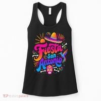 Lets Fiesta San Antonio Texas Cinco De Mayo Mexican Party Women's Tank Top thumb 0