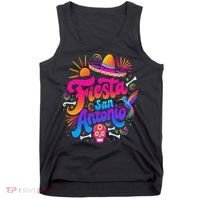 Lets Fiesta San Antonio Texas Cinco De Mayo Mexican Party Tank Top thumb 0