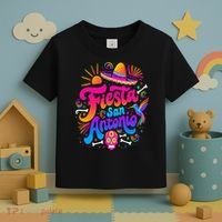 Lets Fiesta San Antonio Texas Cinco De Mayo Mexican Party Toddler T-Shirt thumb 3