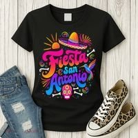 Lets Fiesta San Antonio Texas Cinco De Mayo Mexican Party Women's T-Shirt thumb 3