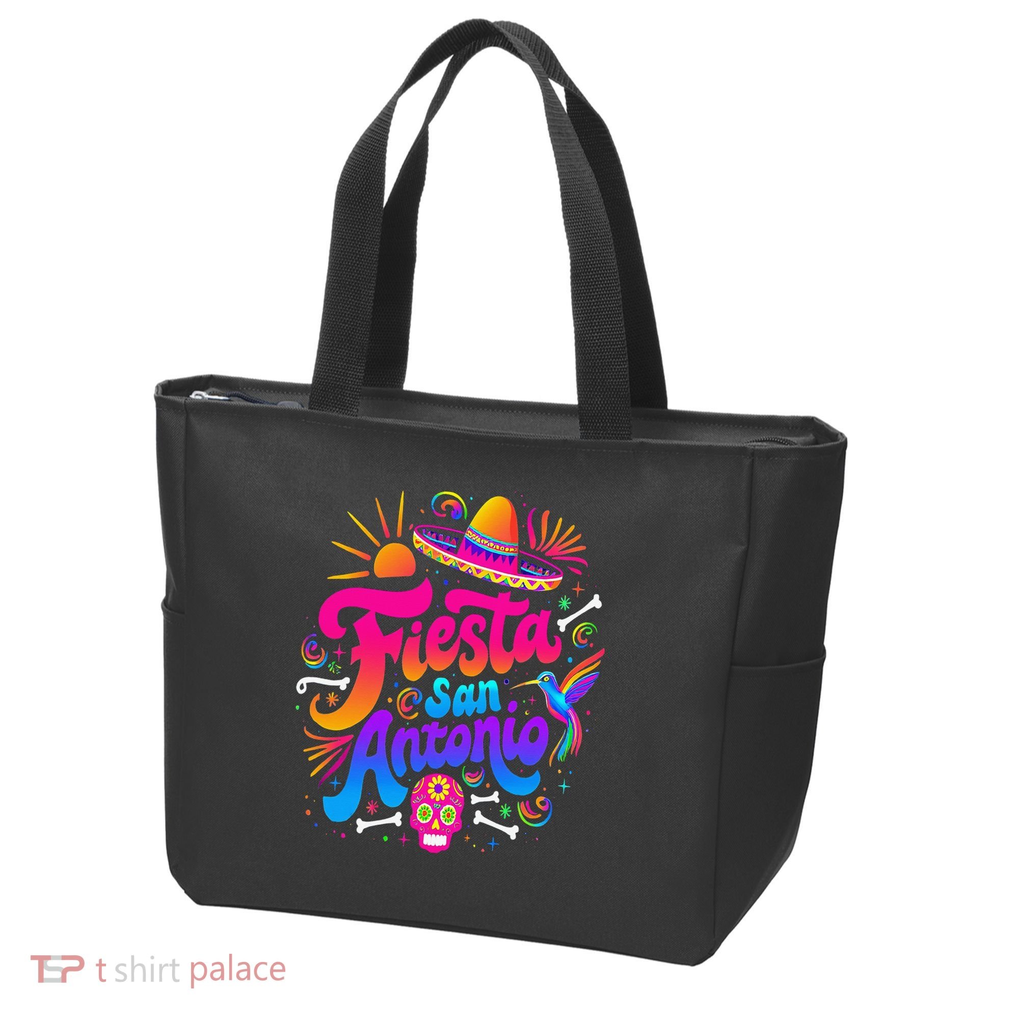 Lets Fiesta San Antonio Texas Cinco De Mayo Mexican Party Tote Bag